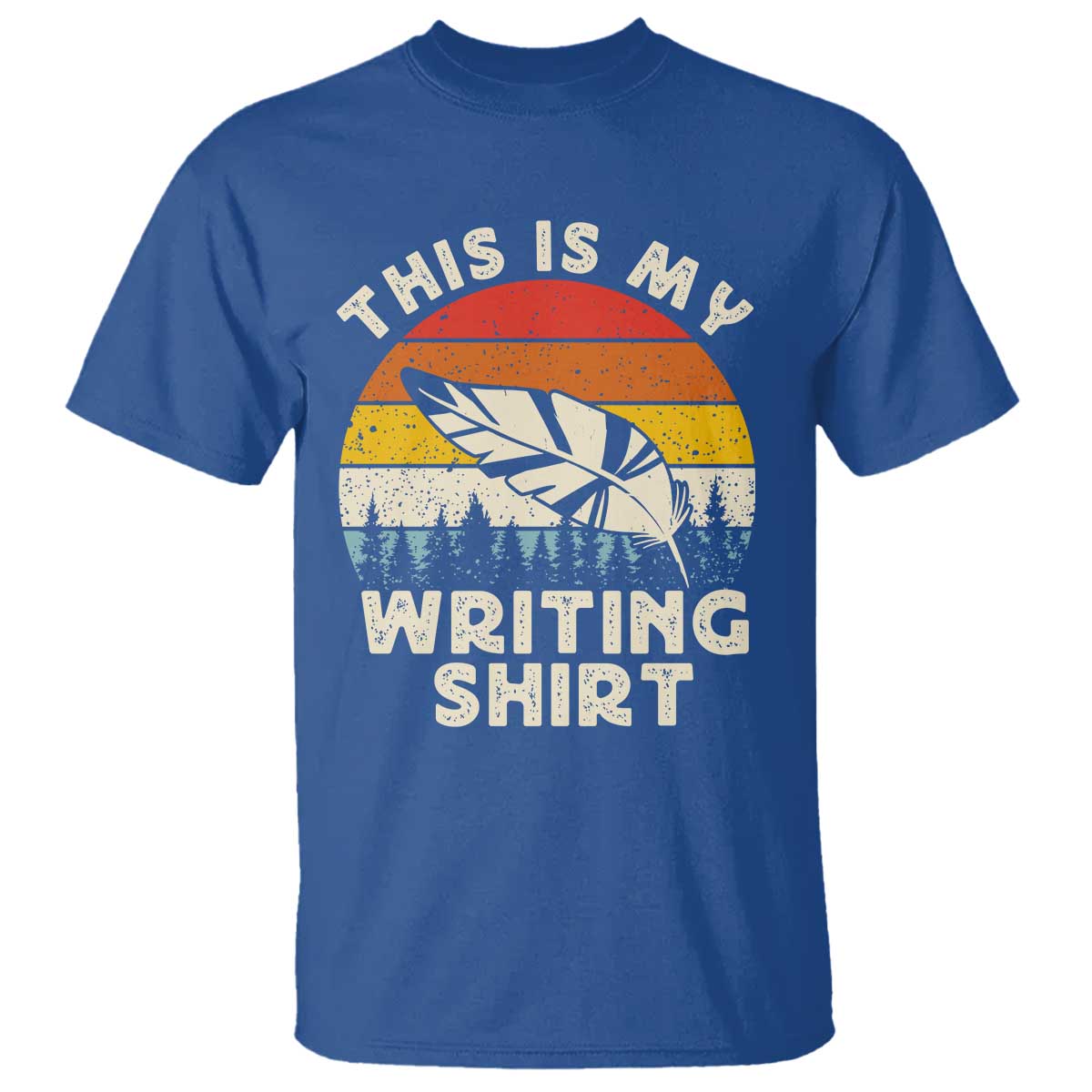 Funny Writer T Shirt This is My Writing Shirt Authors Poets Literature - Wonder Print Shop