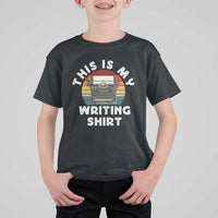 Funny Typewriter T Shirt For Kid This is My Writing Shirt - Wonder Print Shop