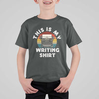 Funny Typewriter T Shirt For Kid This is My Writing Shirt - Wonder Print Shop