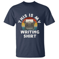 Funny Typewriter T Shirt This is My Writing Shirt - Wonder Print Shop