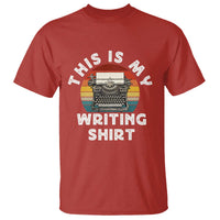 Funny Typewriter T Shirt This is My Writing Shirt - Wonder Print Shop
