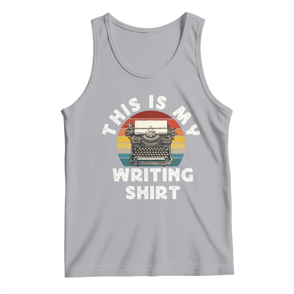 Funny Typewriter Tank Top This is My Writing Shirt - Wonder Print Shop