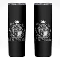 Funny Edgar Allan Poe Skinny Tumbler I Put The Lit In Literature