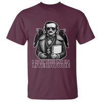 Funny Edgar Allan Poe T Shirt I Put The Lit In Literature - Wonder Print Shop