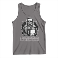 Funny Edgar Allan Poe Tank Top I Put The Lit In Literature - Wonder Print Shop