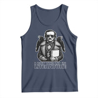 Funny Edgar Allan Poe Tank Top I Put The Lit In Literature - Wonder Print Shop