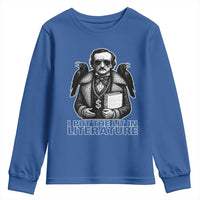 Funny Edgar Allan Poe Youth Sweatshirt I Put The Lit In Literature - Wonder Print Shop
