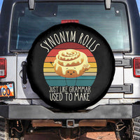 Funny English Grammar Spare Tire Cover Synonym Rolls Just Like Grammar Used To Make - Wonder Print Shop