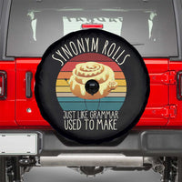 Funny English Grammar Spare Tire Cover Synonym Rolls Just Like Grammar Used To Make - Wonder Print Shop