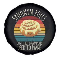 Funny English Grammar Spare Tire Cover Synonym Rolls Just Like Grammar Used To Make - Wonder Print Shop