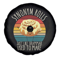 Funny English Grammar Spare Tire Cover Synonym Rolls Just Like Grammar Used To Make - Wonder Print Shop