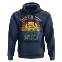 Funny English Grammar Hoodie Synonym Rolls Just Like Grammar Used To Make - Wonder Print Shop