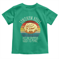 Funny English Grammar Toddler T Shirt Synonym Rolls Just Like Grammar Used To Make - Wonder Print Shop