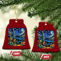 Desert Night Cactus Starry Night Arizona Stars Sky Nature Lover Gift Ceramic Ornament