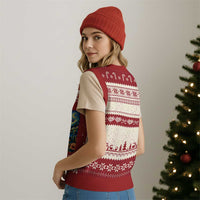 Desert Night Cactus Starry Night Arizona Stars Sky Nature Lover Gift V-Neck Knit Sweater Vest