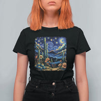 Desert Night Cactus Starry Night Arizona Stars Sky Nature Lover Gift T Shirt For Women