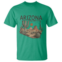 Arizona State Map Desert Landscape Cactus Southwest T Shirt