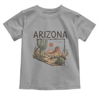Arizona State Map Desert Landscape Cactus Southwest Toddler T Shirt