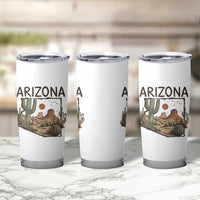 Arizona State Map Desert Landscape Cactus Southwest Tumbler Cup