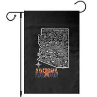 Arizona Map Phoenix Sedona Tucson Southwest Travel Garden Flag