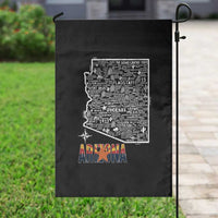 Arizona Map Phoenix Sedona Tucson Southwest Travel Garden Flag