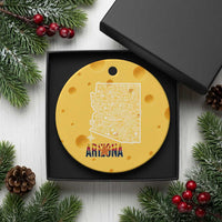 Arizona Map Phoenix Sedona Tucson Southwest Travel Ceramic Ornament