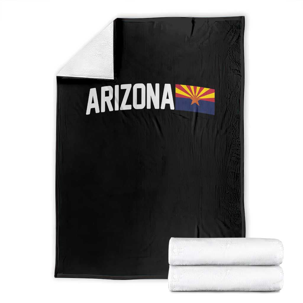 Vintage Arizona AZ State Flag Throw Blanket