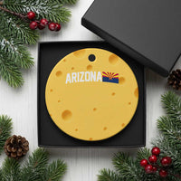 Vintage Arizona AZ State Flag Ceramic Ornament
