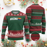 Vintage Arizona AZ State Flag Ugly Christmas Sweater