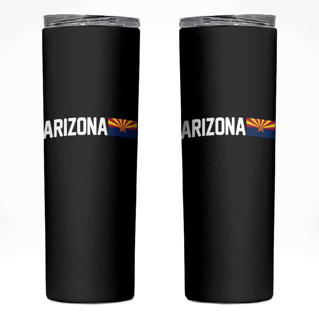 Vintage Arizona AZ State Flag Skinny Tumbler