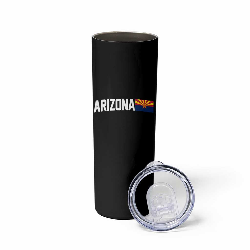 Vintage Arizona AZ State Flag Skinny Tumbler