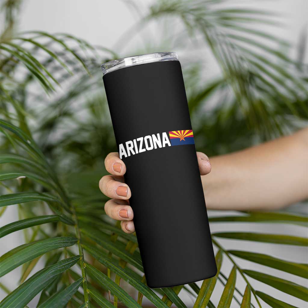 Vintage Arizona AZ State Flag Skinny Tumbler