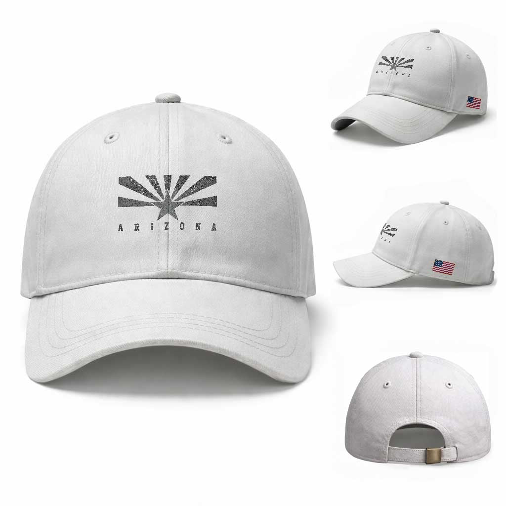Arizona State Flag Pride Southwest Heritage Americana Baseball Cap
