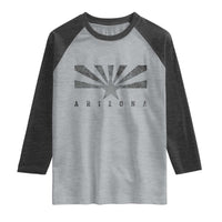 Arizona State Flag Pride Southwest Heritage Americana Raglan Shirt