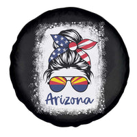 Arizona American Flag Messy Bun Pride Spare Tire Cover