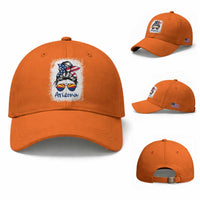 Arizona American Flag Messy Bun Pride Baseball Cap