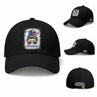 Arizona American Flag Messy Bun Pride Baseball Cap