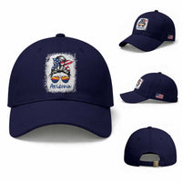 Arizona American Flag Messy Bun Pride Baseball Cap