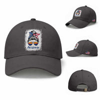 Arizona American Flag Messy Bun Pride Baseball Cap