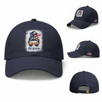 Arizona American Flag Messy Bun Pride Baseball Cap