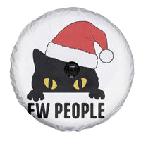 Funny Cat Christmas Spare Tire Cover Ew People Anti Social Grumpy Cat Xmas - Wonder Print Shop