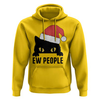 Funny Cat Christmas Hoodie Ew People Anti Social Grumpy Cat Xmas - Wonder Print Shop