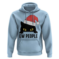 Funny Cat Christmas Hoodie Ew People Anti Social Grumpy Cat Xmas - Wonder Print Shop