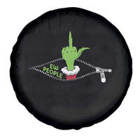 Funny Elf Hand Christmas Spare Tire Cover Ew People Anti Socaial Xmas - Wonder Print Shop