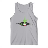 Funny Elf Hand Christmas Tank Top Ew People Anti Socaial Xmas - Wonder Print Shop