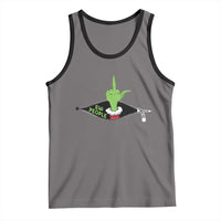 Funny Elf Hand Christmas Tank Top Ew People Anti Socaial Xmas - Wonder Print Shop