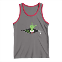 Funny Elf Hand Christmas Tank Top Ew People Anti Socaial Xmas - Wonder Print Shop