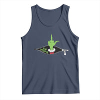 Funny Elf Hand Christmas Tank Top Ew People Anti Socaial Xmas - Wonder Print Shop