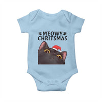 Funny Black Cat Christmas Baby Onesie Cute Kitty Xmas - Wonder Print Shop