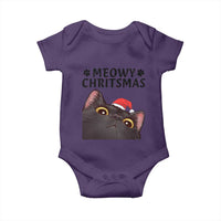 Funny Black Cat Christmas Baby Onesie Cute Kitty Xmas - Wonder Print Shop
